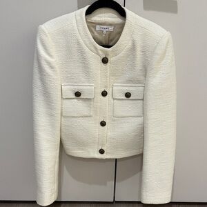 Frame White Blazer